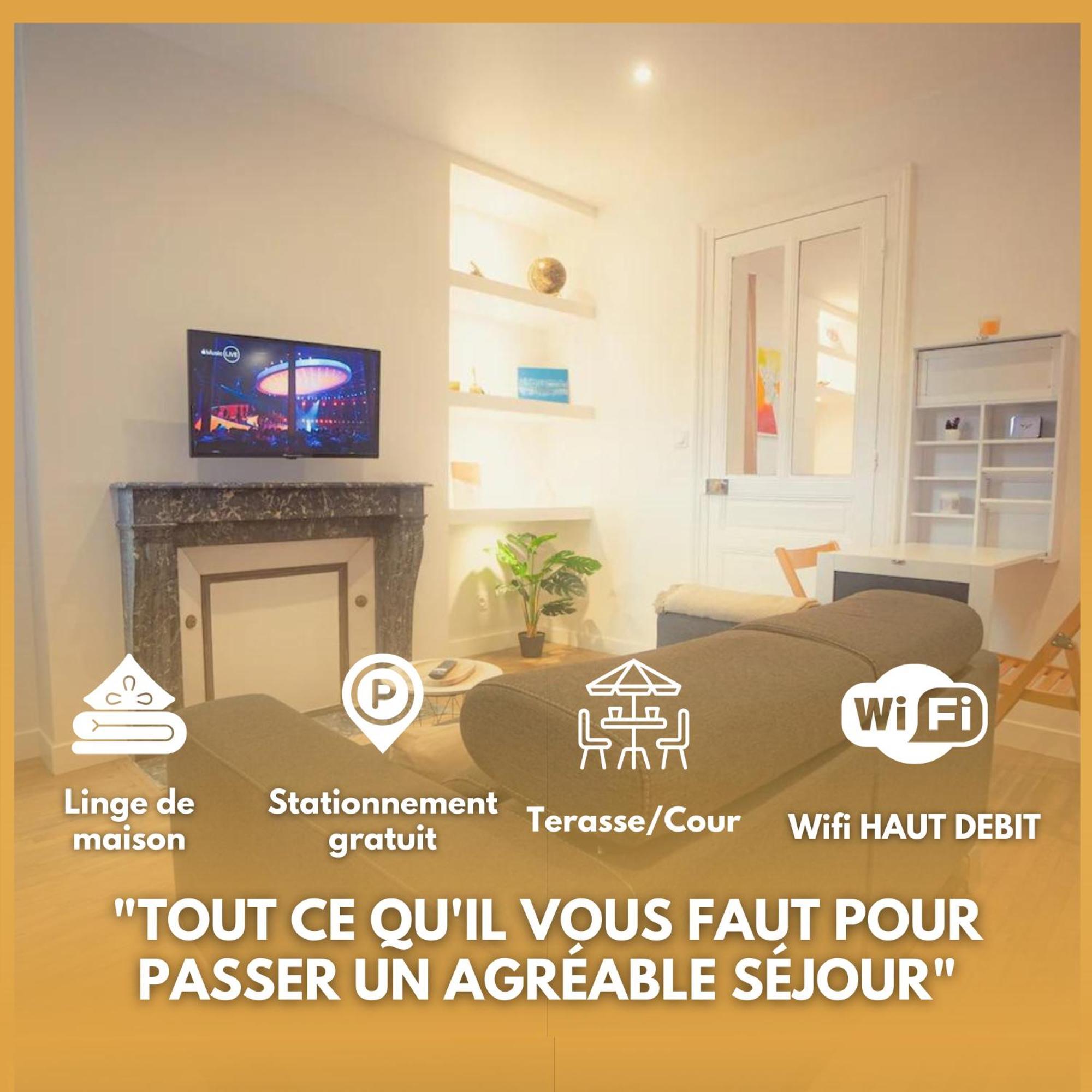 Appartement Cozy Avec Stationnement Gratuit Saint-André-les-Vergers Kültér fotó